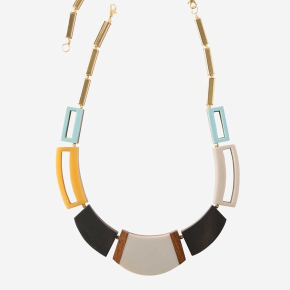 Unique REVERSIBLE Noonday Tableau Necklace - Picture 4 of 4